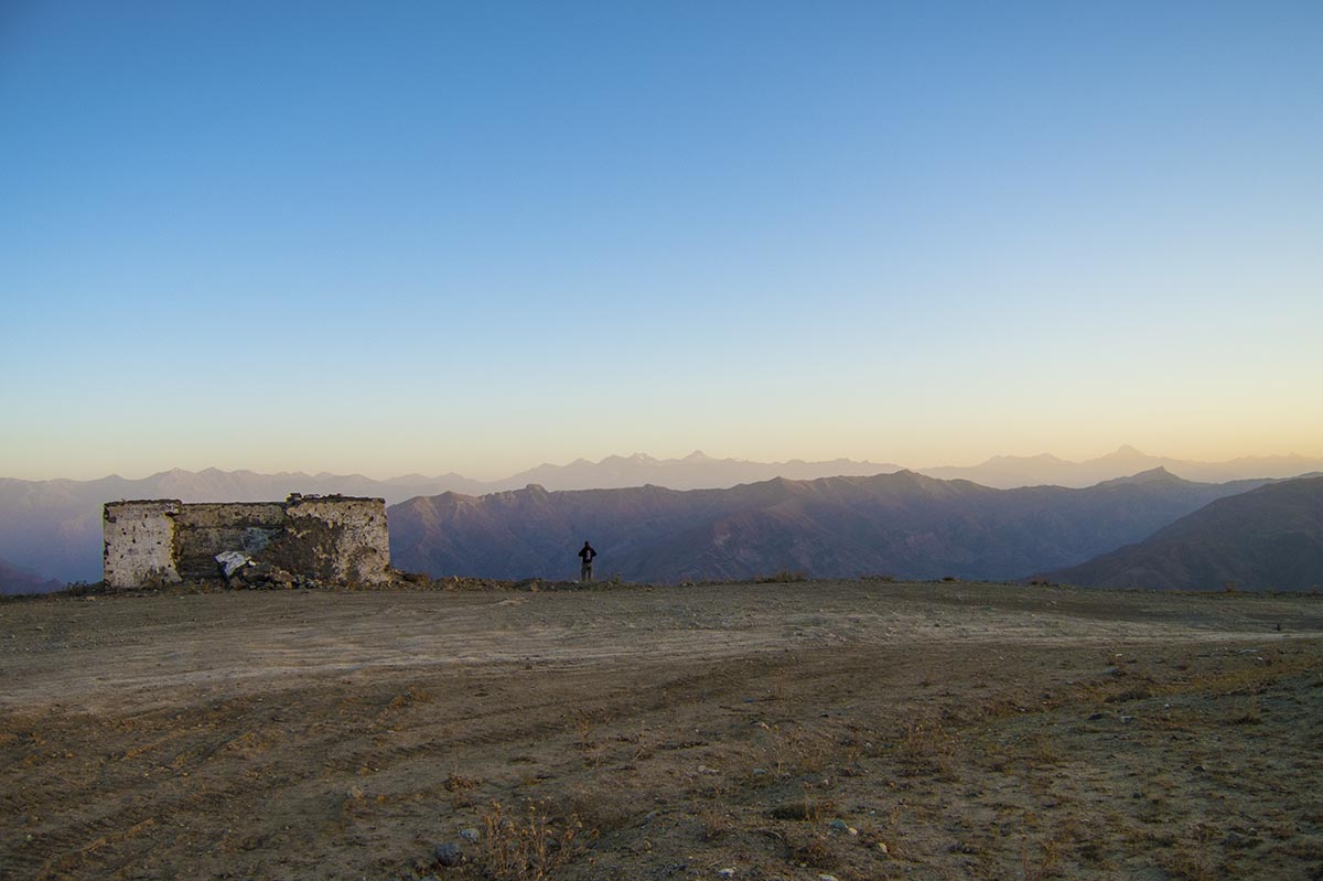 Camping in the mountains