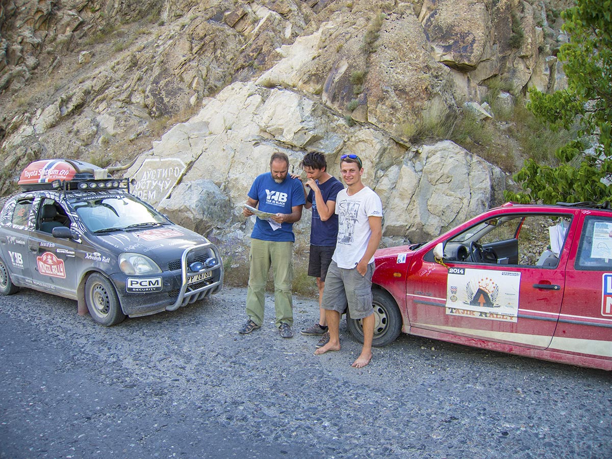 A team from the Tajik Rally