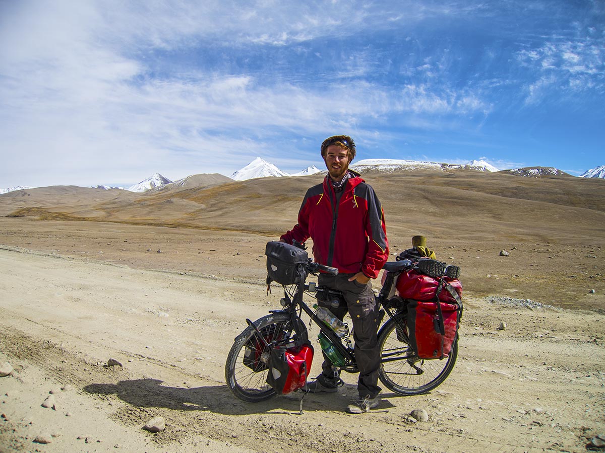 Robin, cycling the Pamir