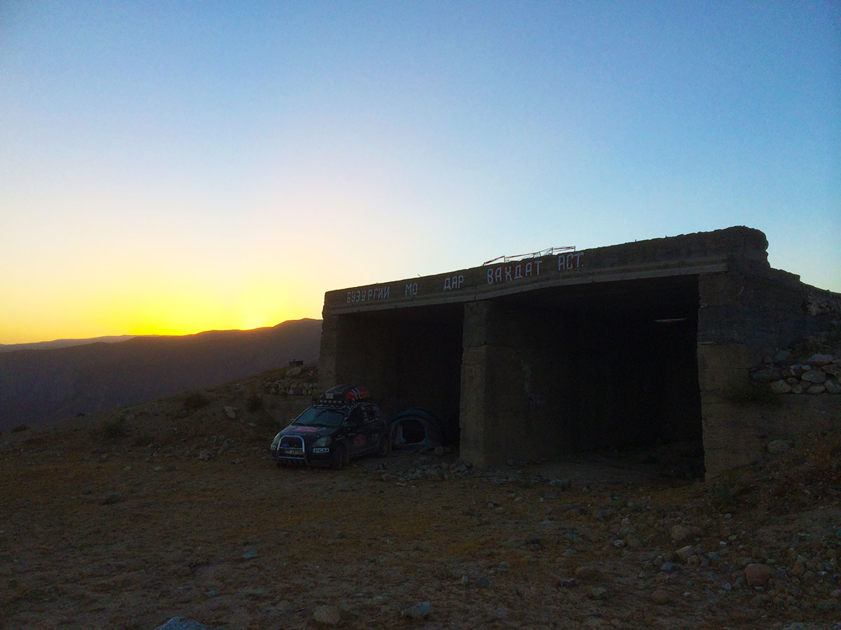 Abandoned Soviet garage