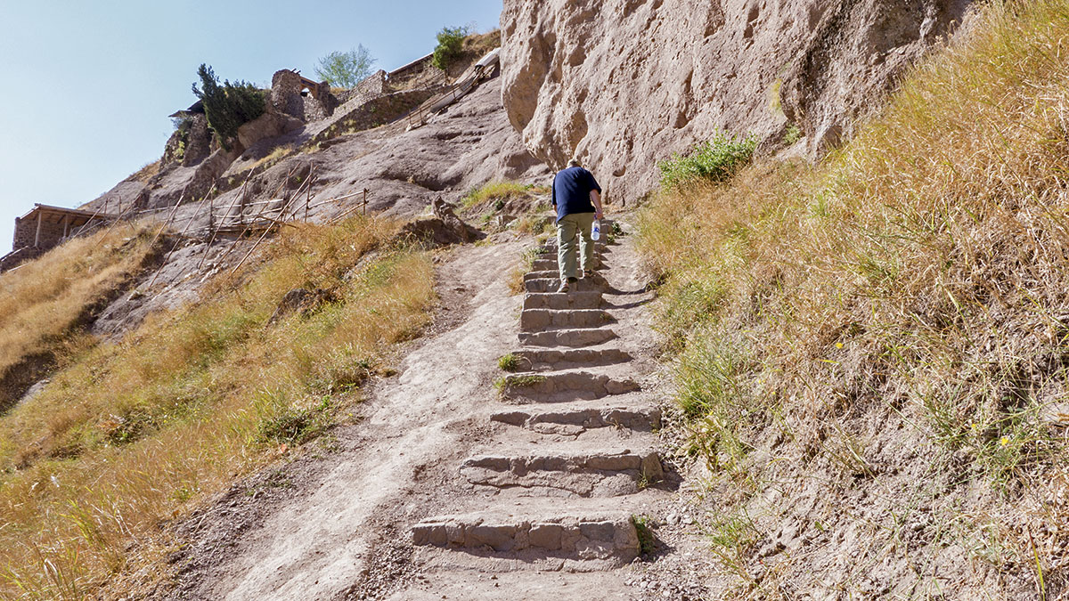 The 800 steps to Alamut Castle