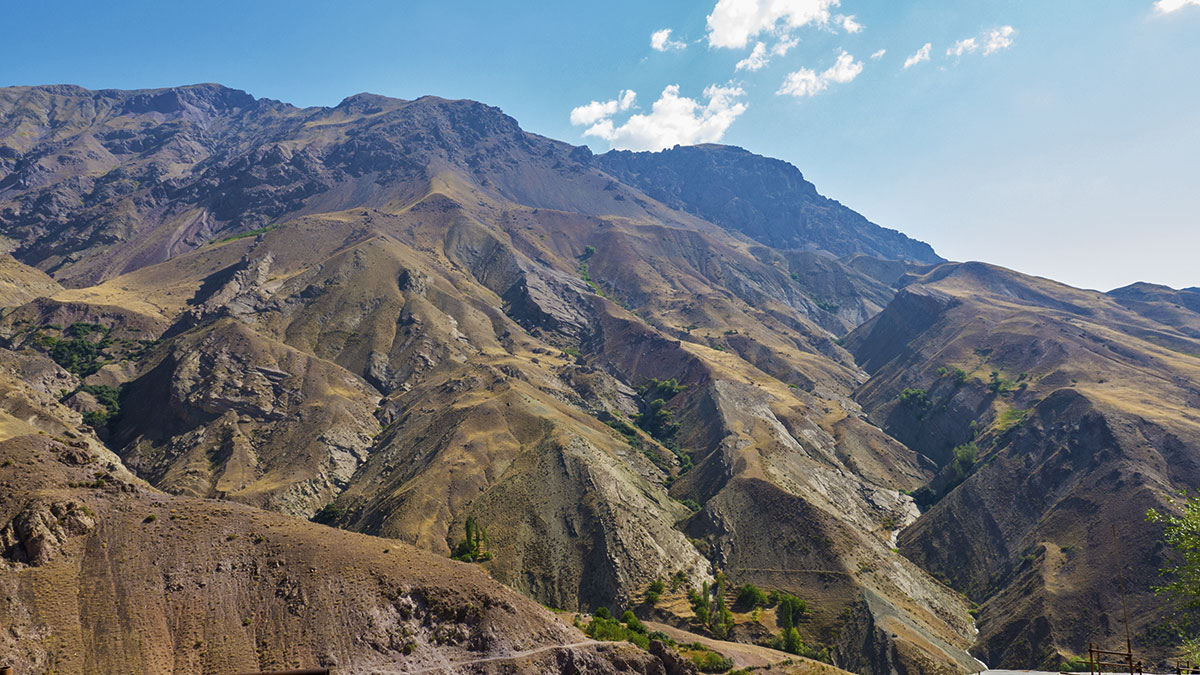 Mountains surrounding Alamut Castle