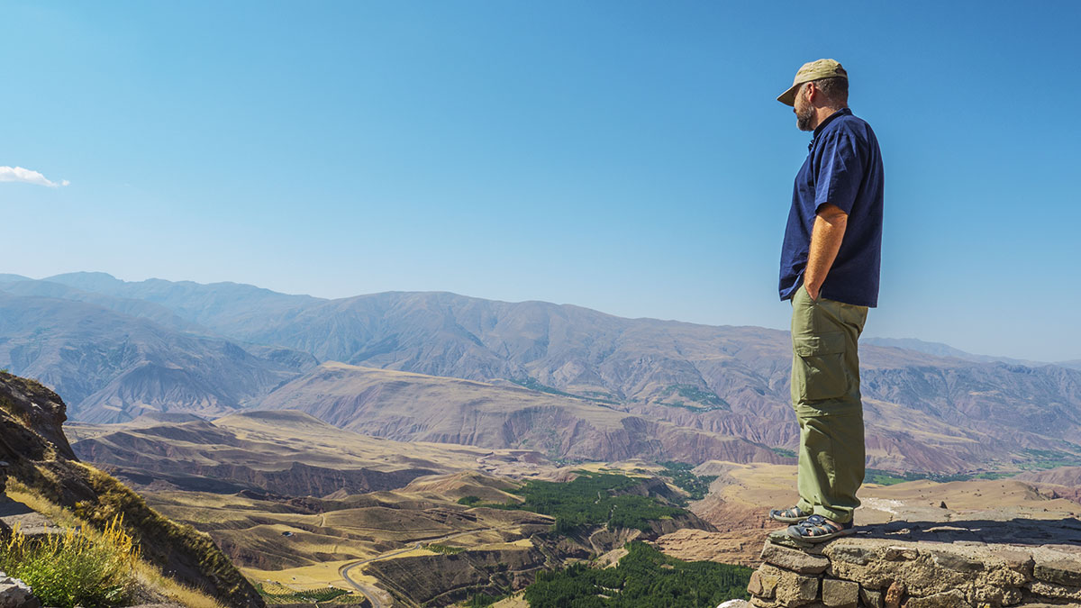 The view from Alamut Castle