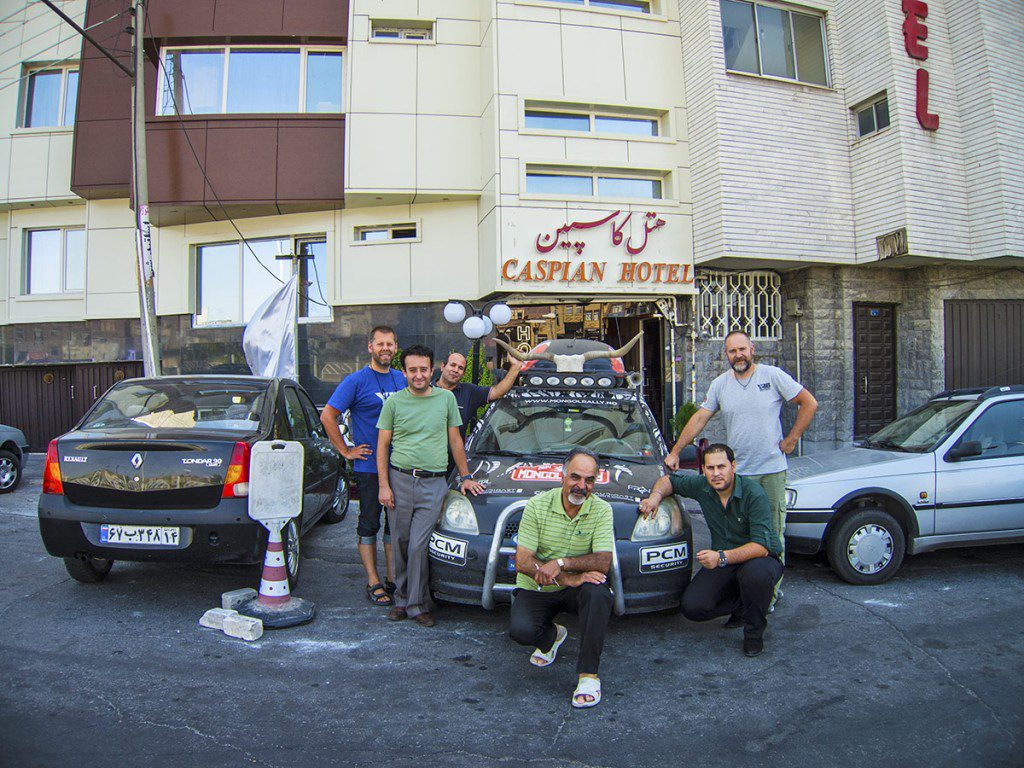 The guys at the Caspian Hotel in Tabriz, Iran