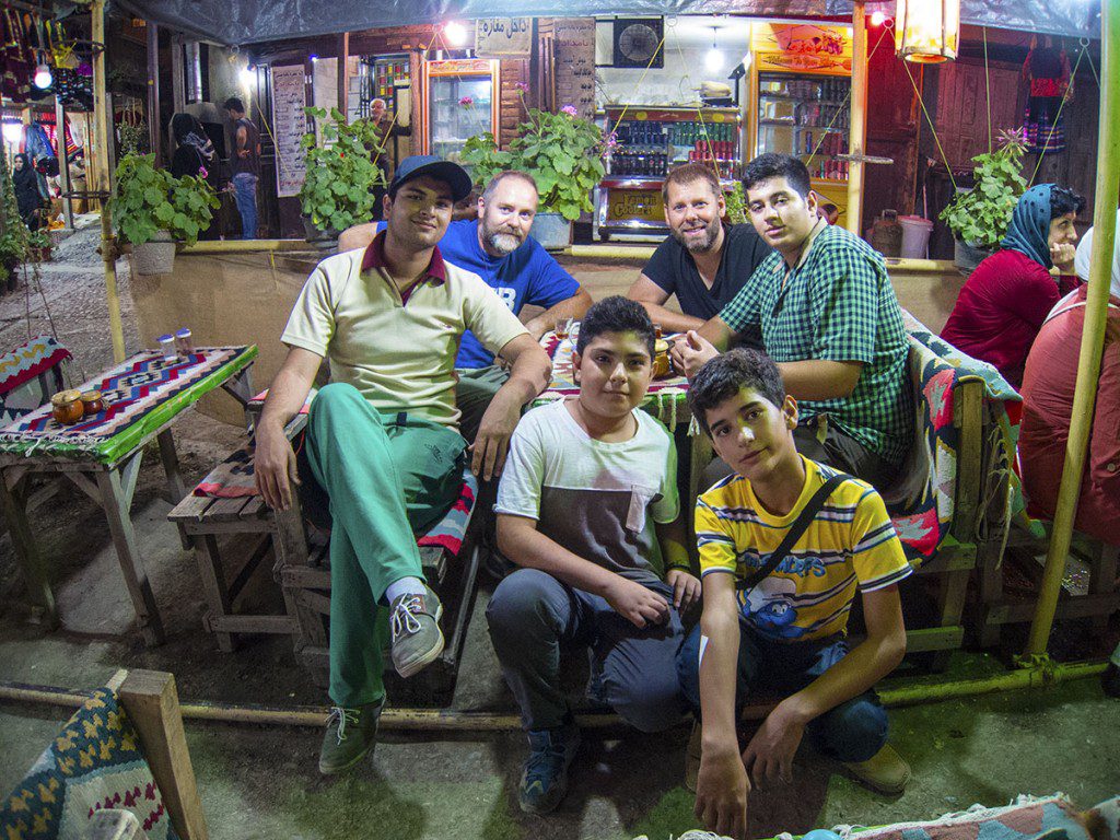 Hosein and his family in Masuleh, Iran