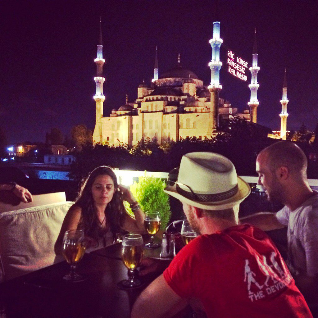 Istanbul, with the Blue Mosque