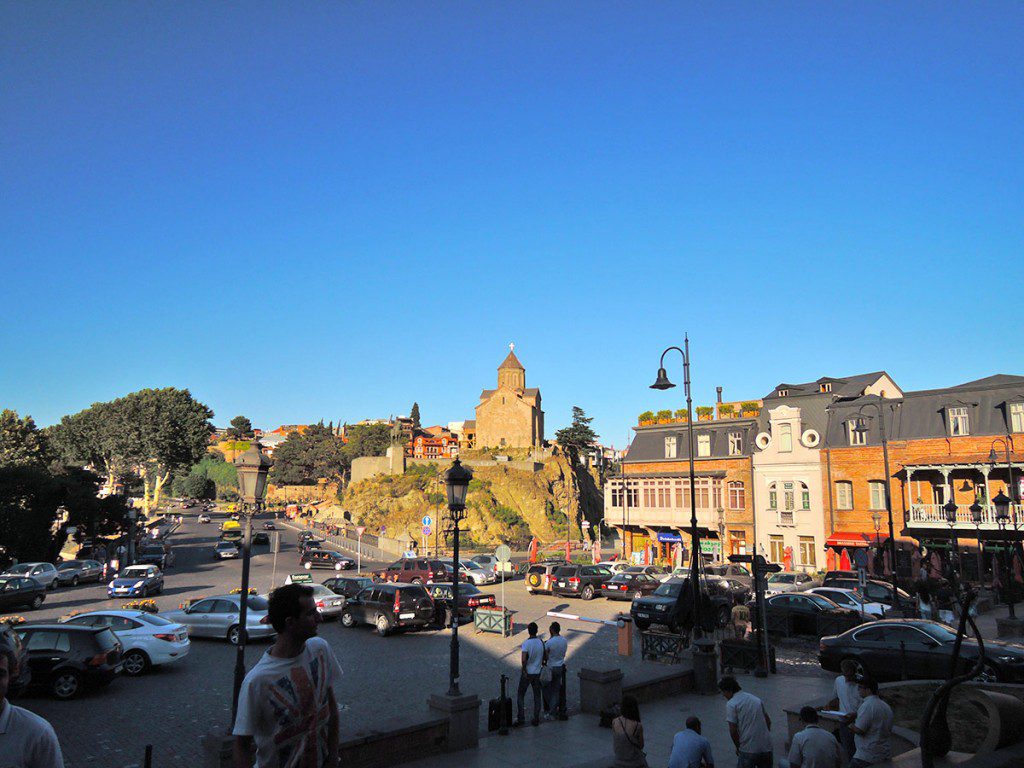 The old town in Tbilisi