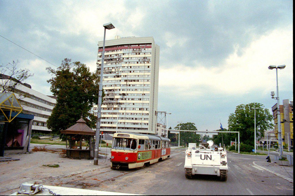 Sniper Alley in Sarajevo, 1994