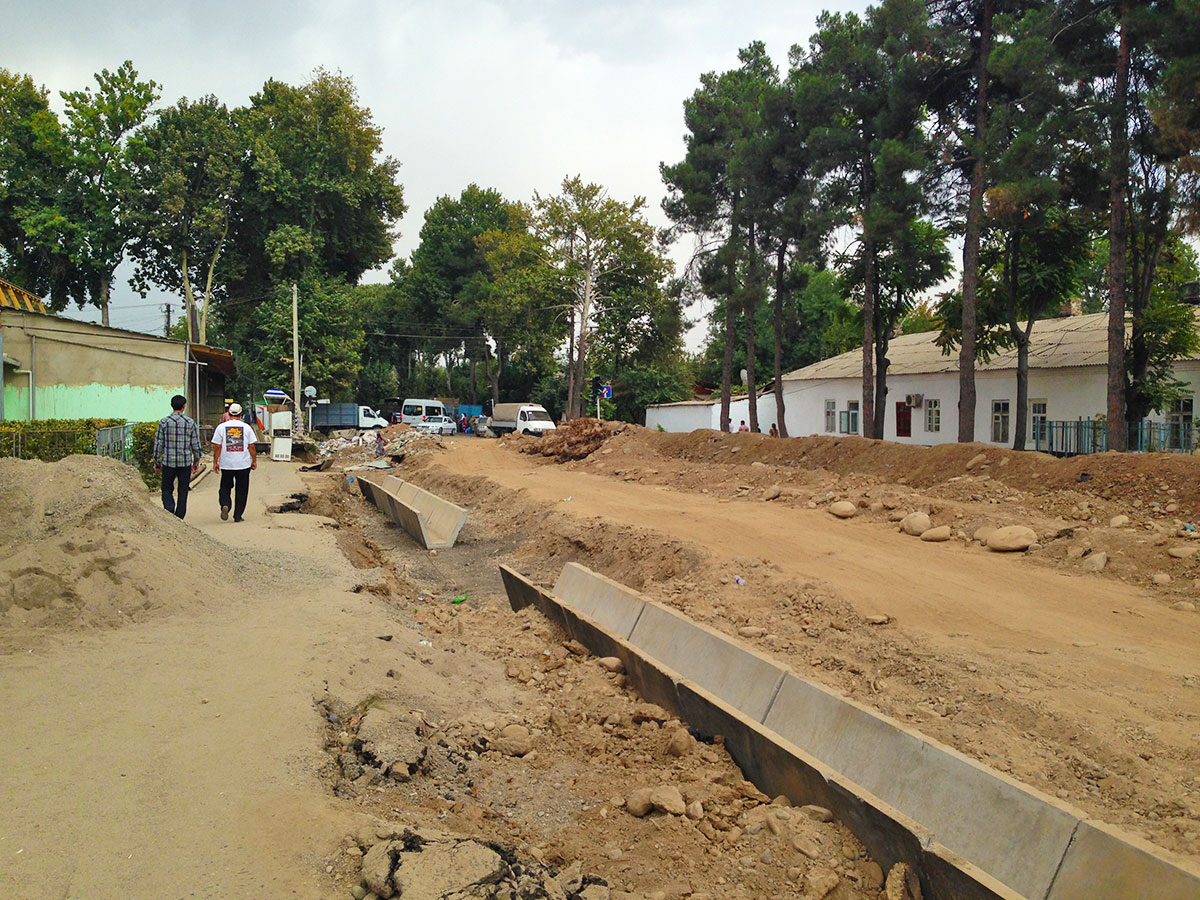 The roads in Dushanbe weren't always straightforward