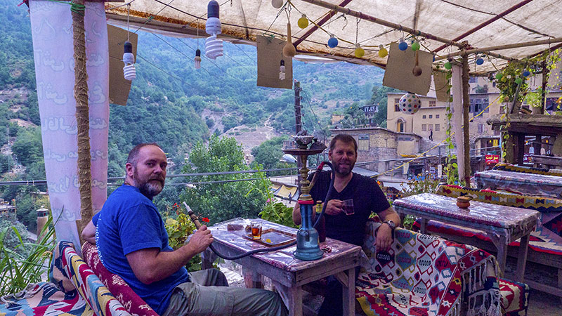 Waiting in the tea-house