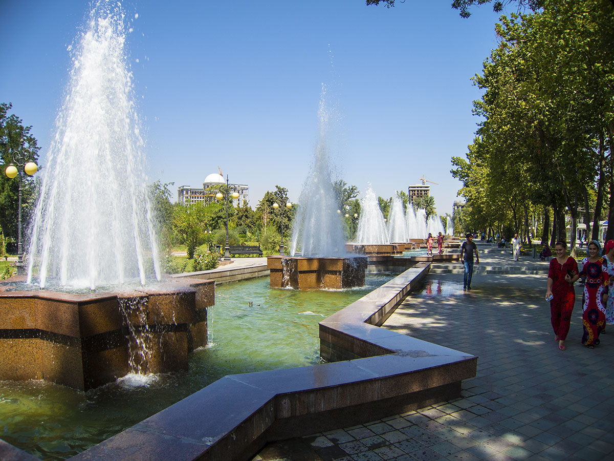 Walking through Dushanbe